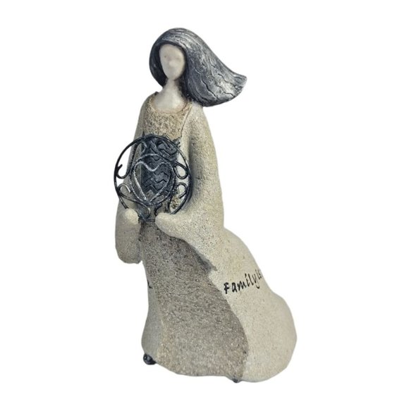Carson Home Accents Artstone "Family" A Circle of Strength and Love 6.5" Figure - Picture 1 of 6